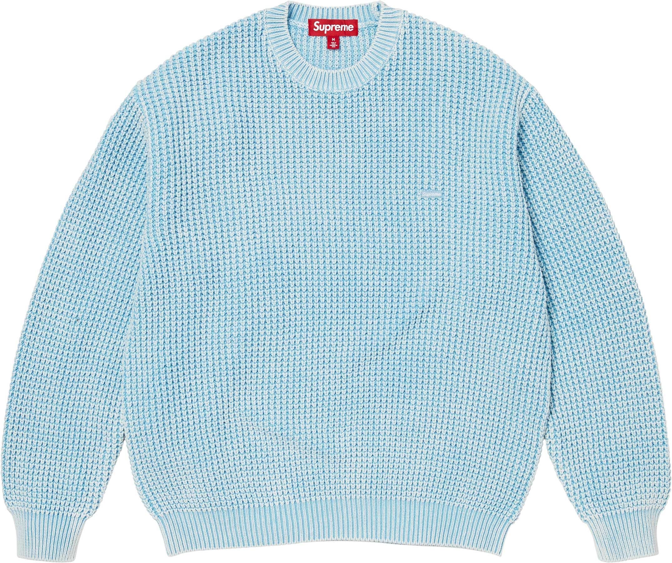 Washed Small Box Waffle Sweater view 5